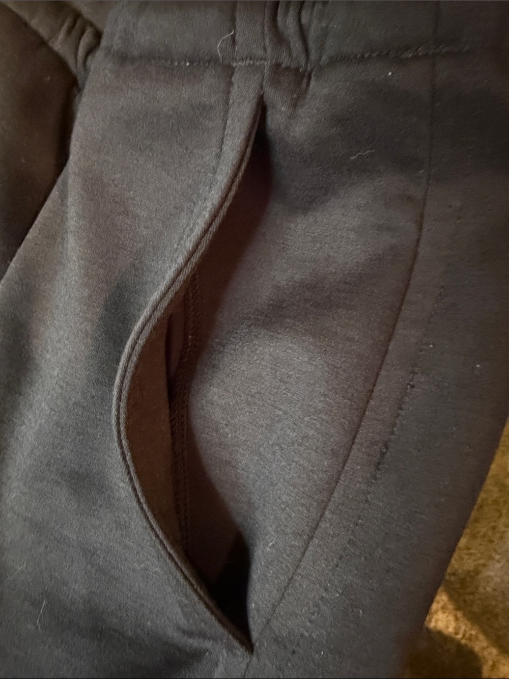 ATHLETA Women’s Black Drawstring Wide-Leg Sweatpants - Picture 3 of 6